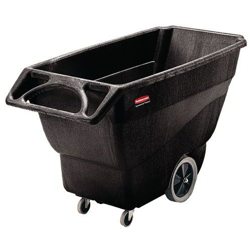 Rubbermaid - Benne Chariot A Bascule 400l Noir