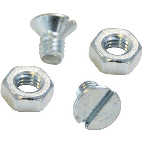 Vis à Tête Fraisés 4 X 6 + Ã‰crou Intérieur