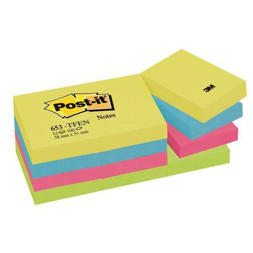 Post-it 12 Note Couleur Post-itÂ®