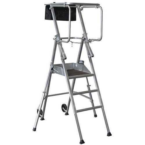 Plate-forme Mobile Tandem 4 Pliant-hauteur De Travail: 2.84m