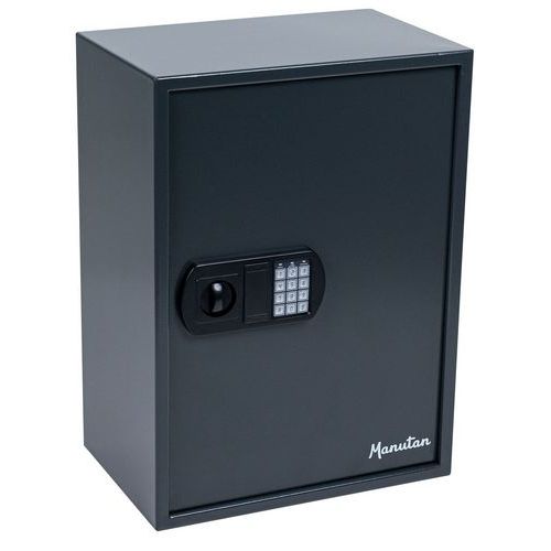 Armoire à Clés Haute Sécurité (200 Crochets) Gris Foncé