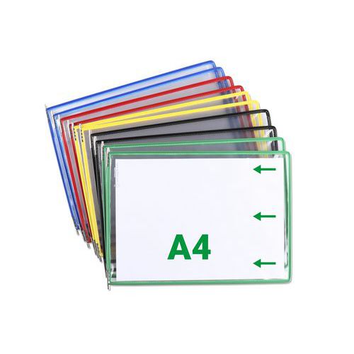 Poches A4 à Pivot à L'italienne Assorti - Djois By Tarifold