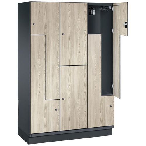 Vestiaire 6 Portes Double Porte L1200h1850p525