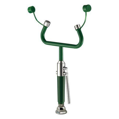 Trionyx - Douchette oculaire de sécurité sur table - 2 jets - Flexible 1.5m - Urgence et premiers secours