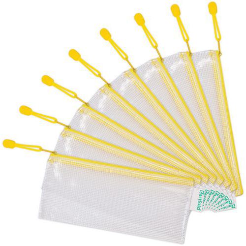 Pochette Renforcée à Zip - Chéquier - Paysage - Jaune