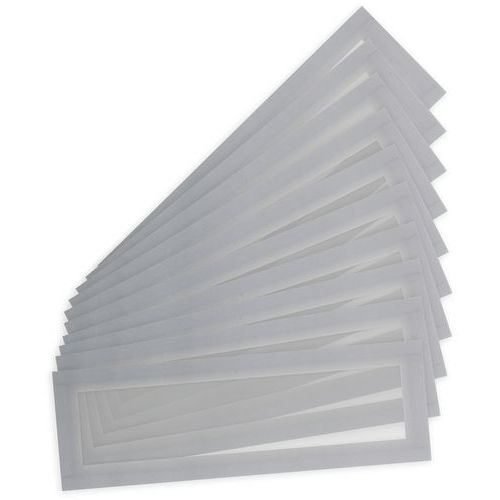 10 Cadres En-tête Magneto Pro - Magnétique - A5 / A4 - Gris