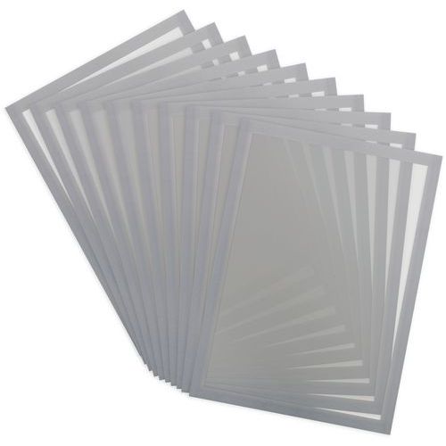 10 Cadres D'affichage Magneto Pro - Magnétique - A4 - Gris