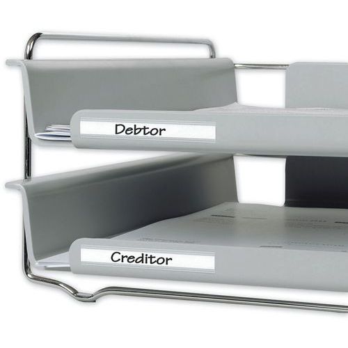 Porte-étiquettes Adhésif En Bande 150 X 40 Mm Permanent