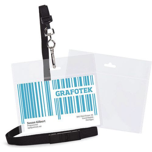 Badge Biodégradable 10 Pièces à Accrocher Avec Lanière