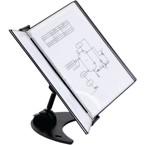 Kit Pupitre 3d A4 - 5 Poches - Noir