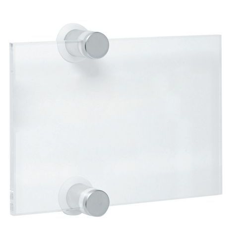 Durable 1 Plaque De Porte Crystal Sign - A6 - Durable