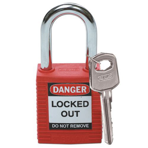 Cadenas De Sécurité - Anse Acier Rouge- Varié