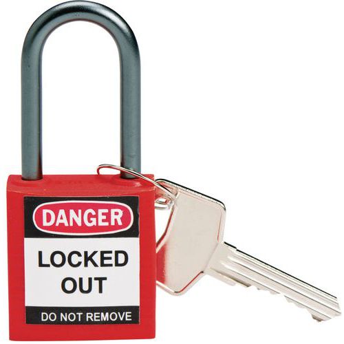 Cadenas De Sécurité Anse Alu Compact Rouge- Varié