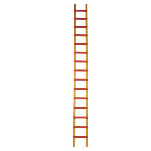 Echelle De Toit Bois - 15 Échelons- Hauteur Maximale 5m