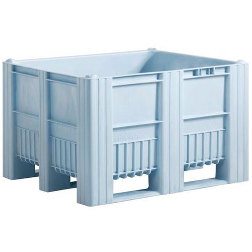 Caisse-palette Plastique Monobloc Bleu Ciel