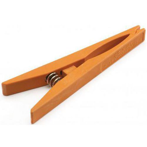 Pince Plastique Orange À Ressort Pour Nappe Isolante