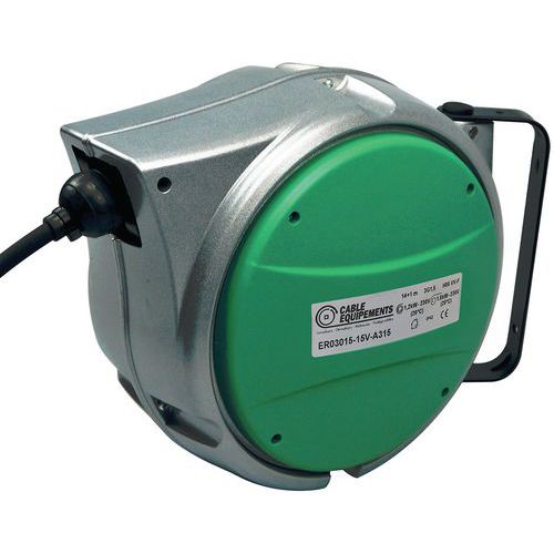 Enrouleur à Rappel Auto Carter Aluminium A315 - 15m