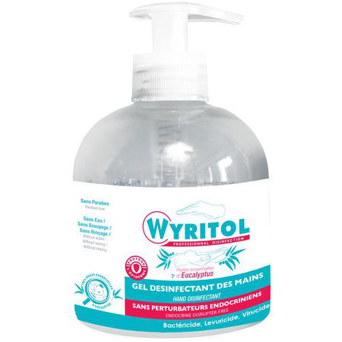 Gel hydroalcoolique 70.2 % Wyritol SPS - Eucalyptus Gel hydroalcoolique 70.2 % Wyritol SPS - Eucalyptus