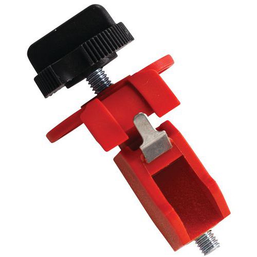 Brady - Système de consignation disjoncteur TBLO - Rouge/noir - Nylon - Sécurité fiable