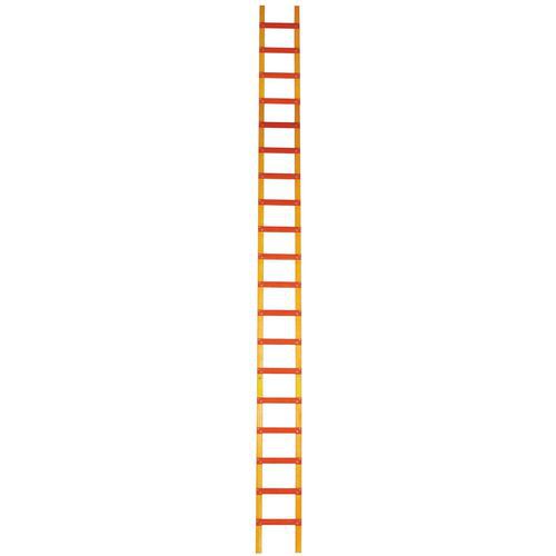 Echelle De Toit Bois - 19 Échelons- Hauteur Maximale 5m