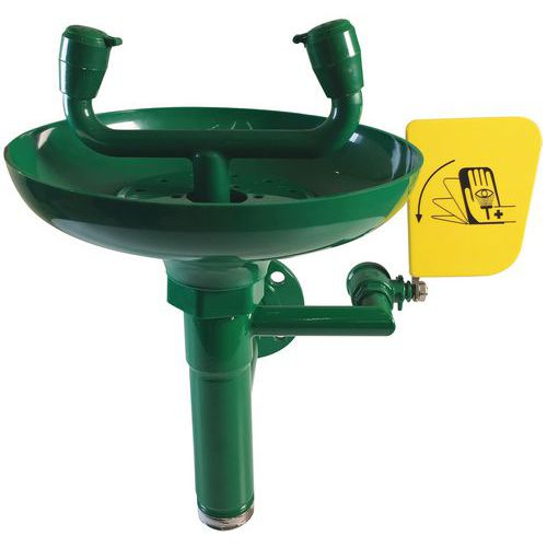 Laveur D'yeux Mural Cuvette Plastique - Manutan