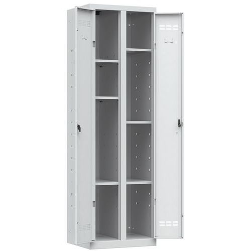 Armoire vestiaire multiservices 2 portes Vinco Manutan.fr
