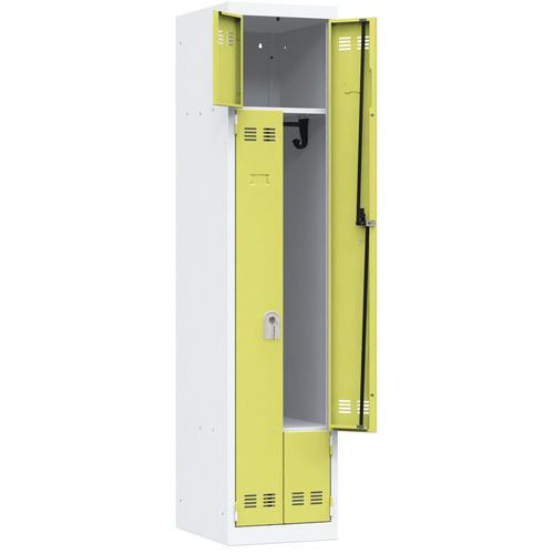 Vestiaire En L 1 Colonne 400mm Clés Anis