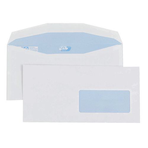 1000 Enveloppe Mécanisable 114x229 80g F45 Blanc