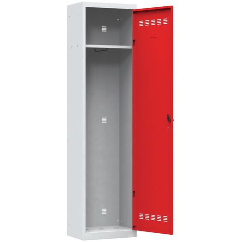 Vestiaire 1 Colonne 500mm Clés Rouge