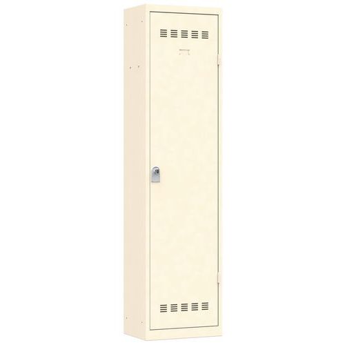 Vestiaire 1 Colonne 500mm Moraillon Uni Beige