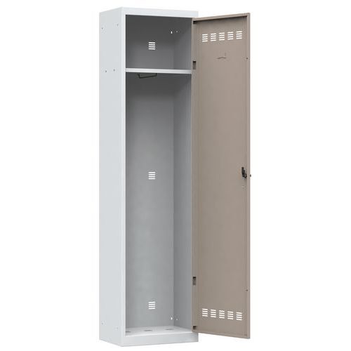 Vestiaire 1 Colonne 500mm Clés Taupe