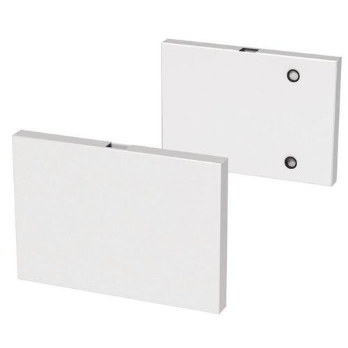 Robberechts - Piétement Panneau Fermé Court 80 cm Blanc - Mélaminé - Kelli - Éco-responsable