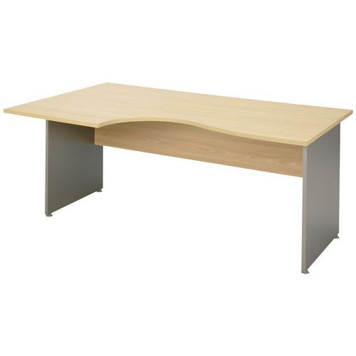 Basik Bureau Compact L160 Retour Gauche H Etre / Alu