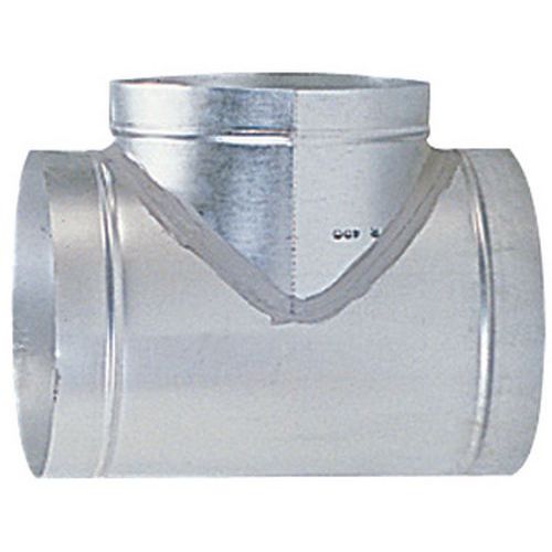 Arem - Dérivation 90° pour Gaine Ventilation - Acier 80mm - Accessoire Pratique