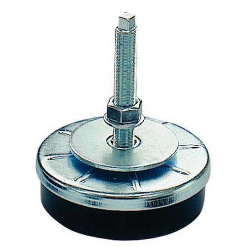 Sunnex - Support antivibratoire M20 pas fin - Charge 2000kg - Base 160mm - Tige 170mm - Outillage stationnaire