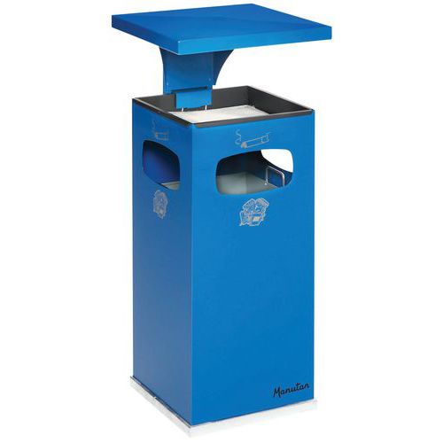 Cendrier Poubelle 38l Bleu