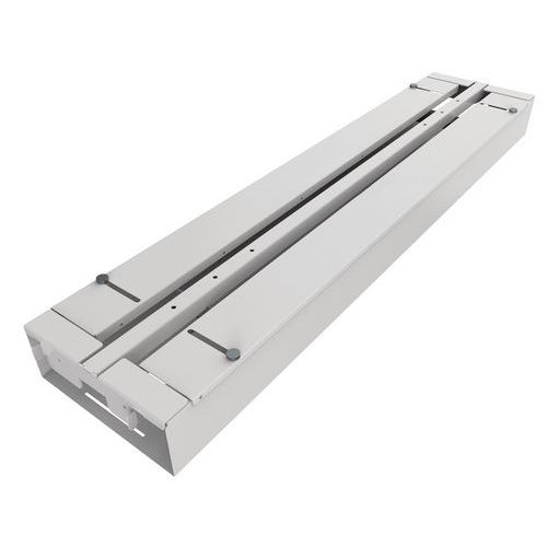 Robberechts - Goulotte Bureau Inesa - 120 cm Blanc - Acier Ergonomique Éco-responsable