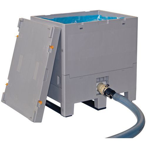 Combo 264 L Pliable Plastique 3 Semelles 20 Kg