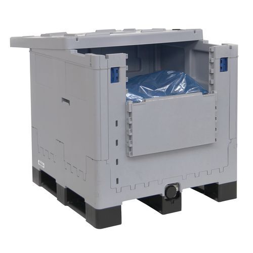 Combo 1060 L Pliable Plastique 3 Semelles 885 Kg