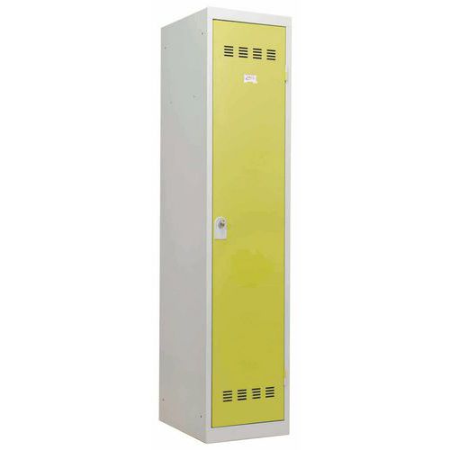 Vestiaire Industrie Sale 1 Colonne 400mm Moraillon Anis