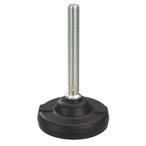 Robo - Pied réglable M20 Acier/Polyamide - 200mm Hauteur - Charge 4500kg - 3 Ans Garantie