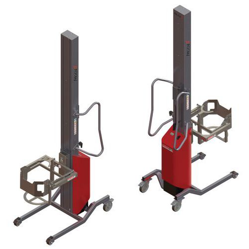 Gerbeur Moovit avec retourneur de fût - Capacité 150kg Gerbeur Moovit avec retourneur de fût - Capacité 150kg