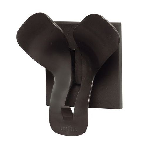 Unilux Patère Trio Magnétique Noir