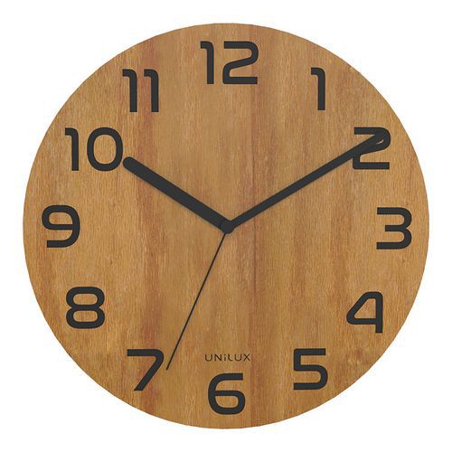 Horloge Palma Bambou Noir/bois
