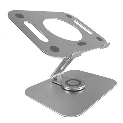 Unilux Support Pc Portable Ergo Top Aluminium Gris Metal
