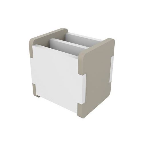 Pot à Crayons Kube Blanc Unilux