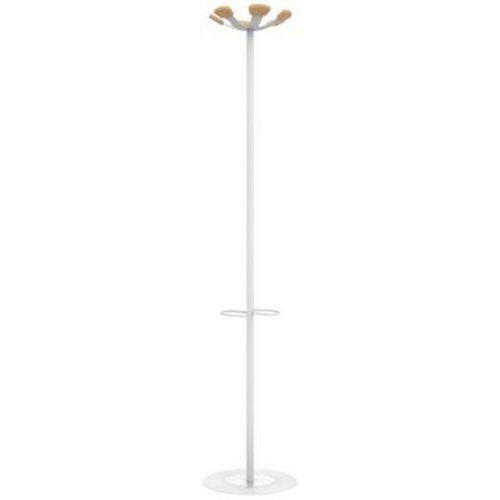 Portemanteau Aurora 6 Patères Acier Blanc