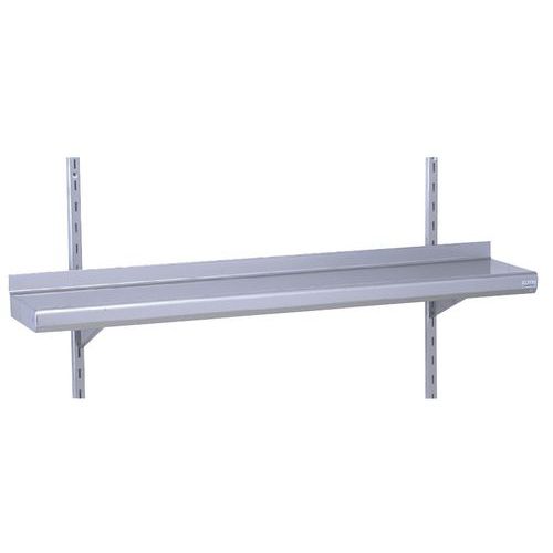 Étagère murale à crémaillère Gris 150 cm - 1 niveau - Robuste et pratique pour votre cuisine