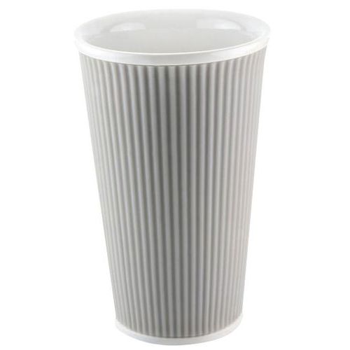 Mug 45 cl thermo protecteur Gris ondulé Les Artistes Mug 45 cl thermo protecteur Gris ondulé Les Artistes