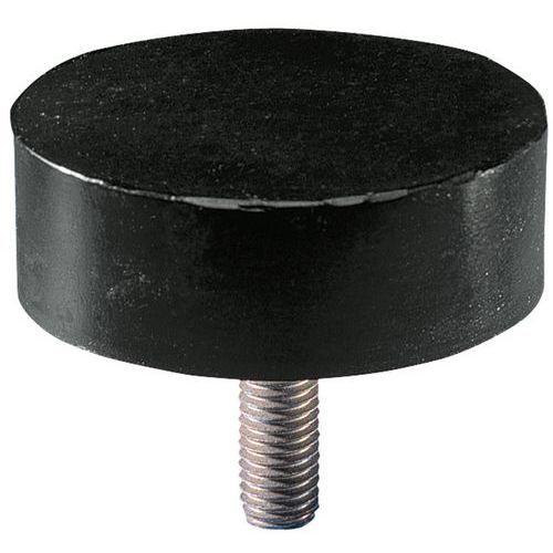 Support antivibratoire universel Caoutchouc Acier - 51 N - Pied 10 mm - Filetage 4 mm - Idéal pour machines